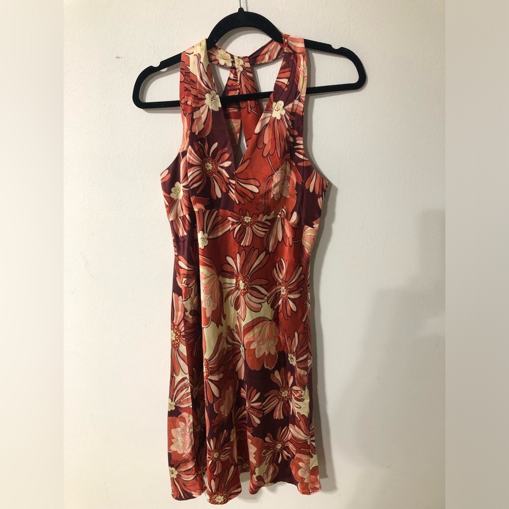 Adorable Loft silk and rayon dress 8